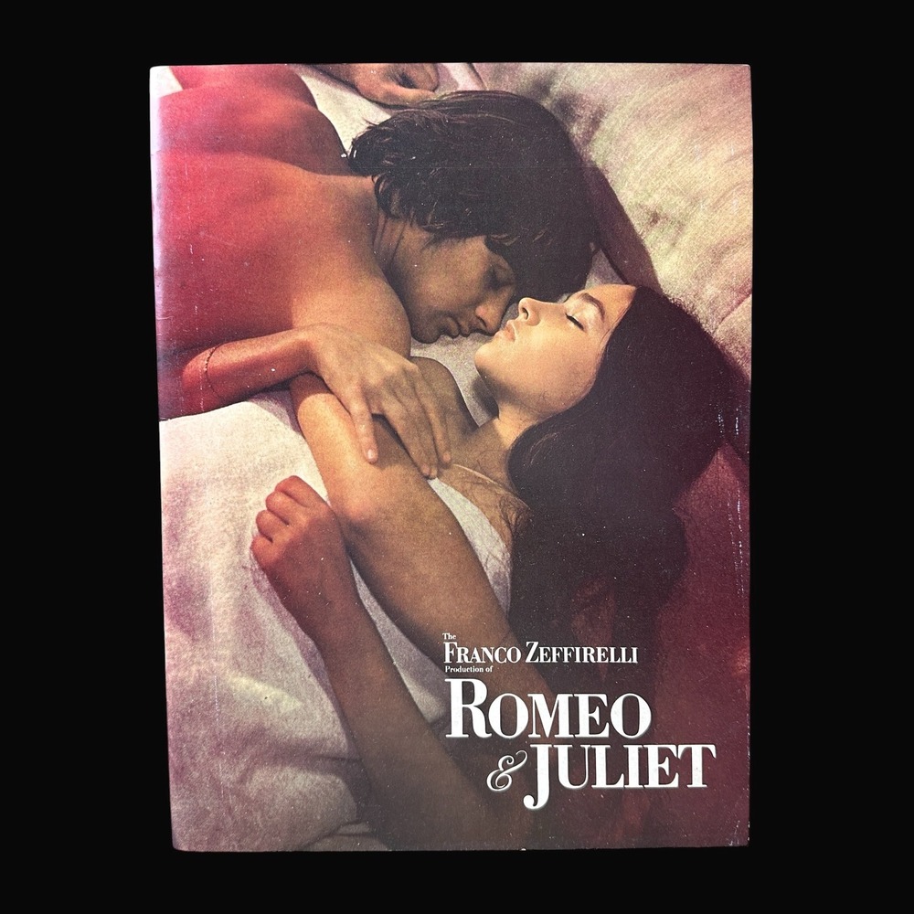 Vintage 1968 Romeo and Juliet Movie Souvenir Program Franco Zeffirelli Booklet